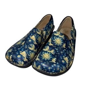 Alegria Clogs 39/US 9 Blue Moon & Sun Debra Lullaby Medical Profession Shoe